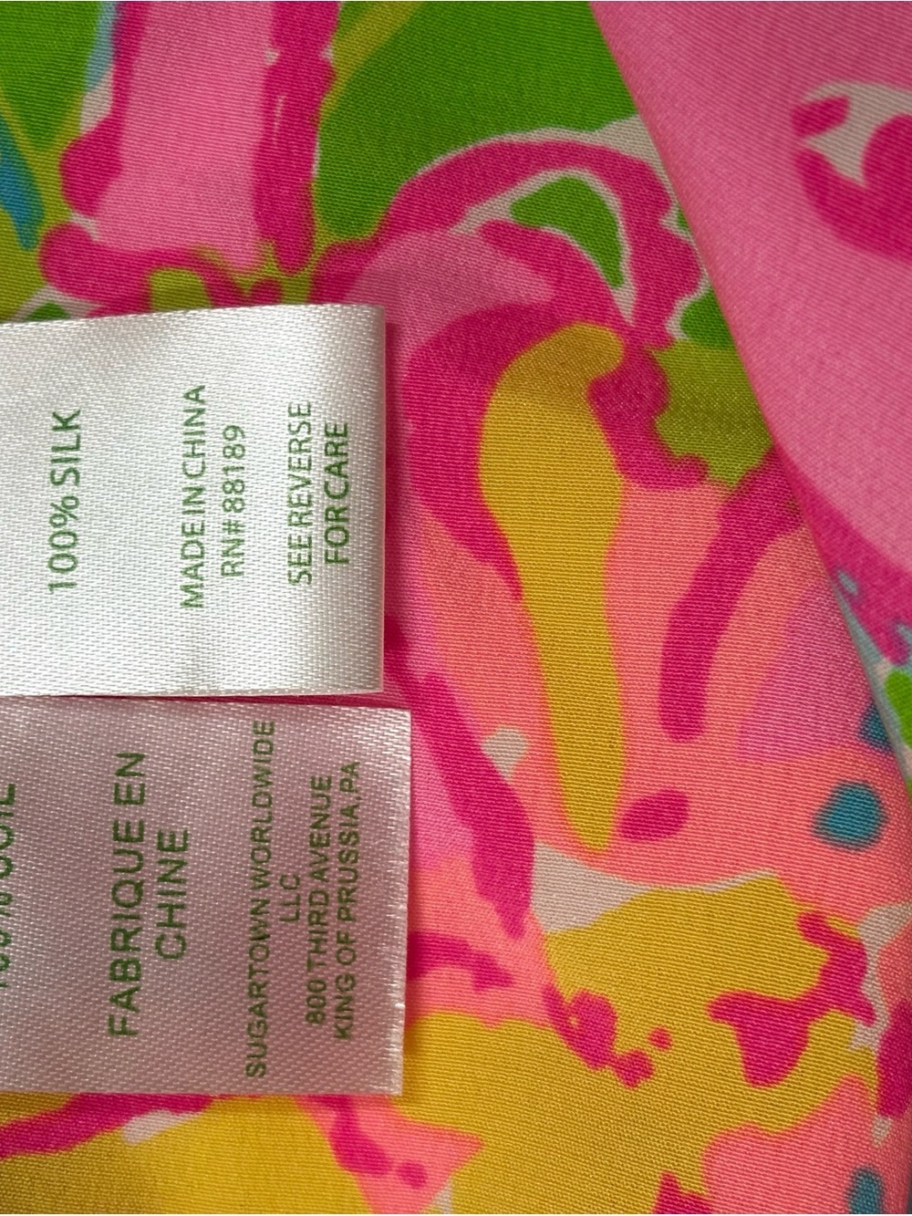 Lilly Pulitzer Pink Multi Floral women’s Tunic - Picture 7 of 7